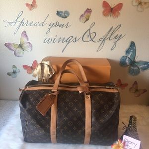💐LOUIS VUITTON Monogram Sac Souple 45💐